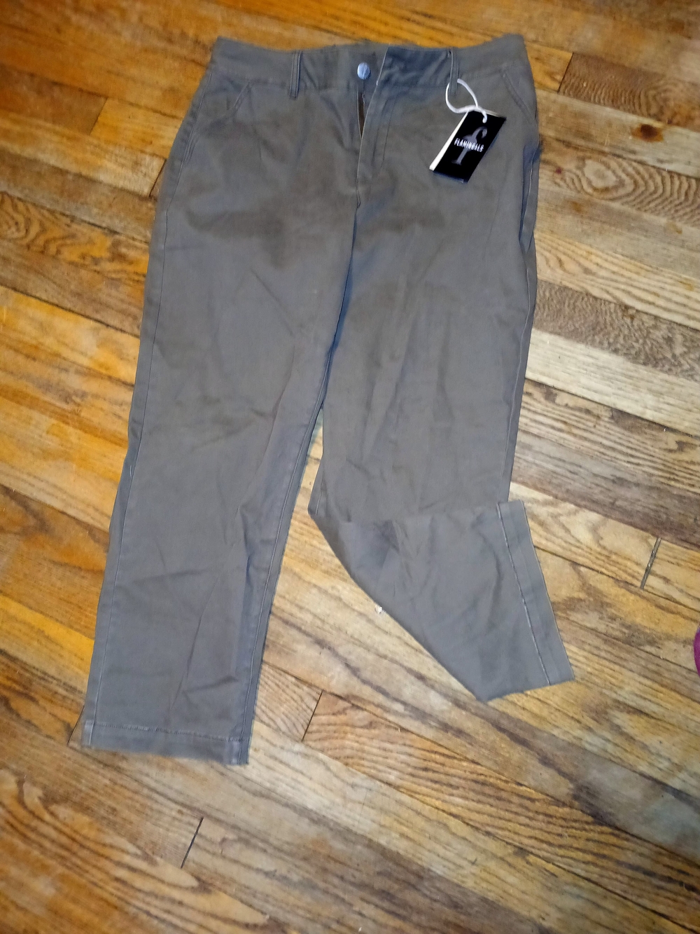 Flamigals Brand New Brown Straigt Leg.